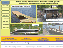 Tablet Screenshot of laituri-laiturit.fi